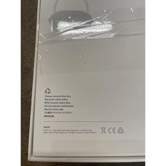 Apple AirPods Max Midnight Black Bluetooth USB-C Headphones Smart Case Open Box